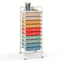 10 Drawer Rolling Storage Cart Organizer with Locking Wheels V8561