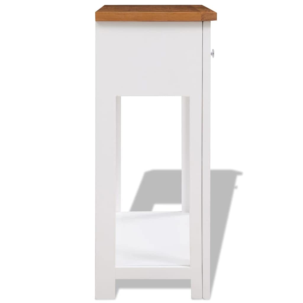 Solid Oak Wood Console Table T209989