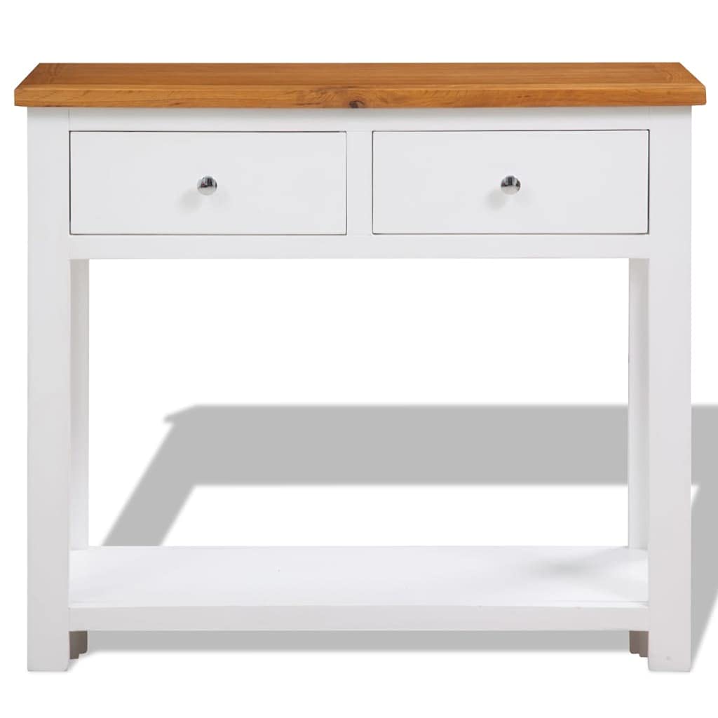 Solid Oak Wood Console Table T209989