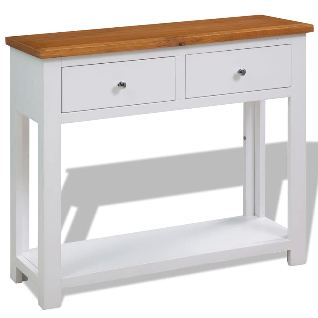 Solid Oak Wood Console Table T209989