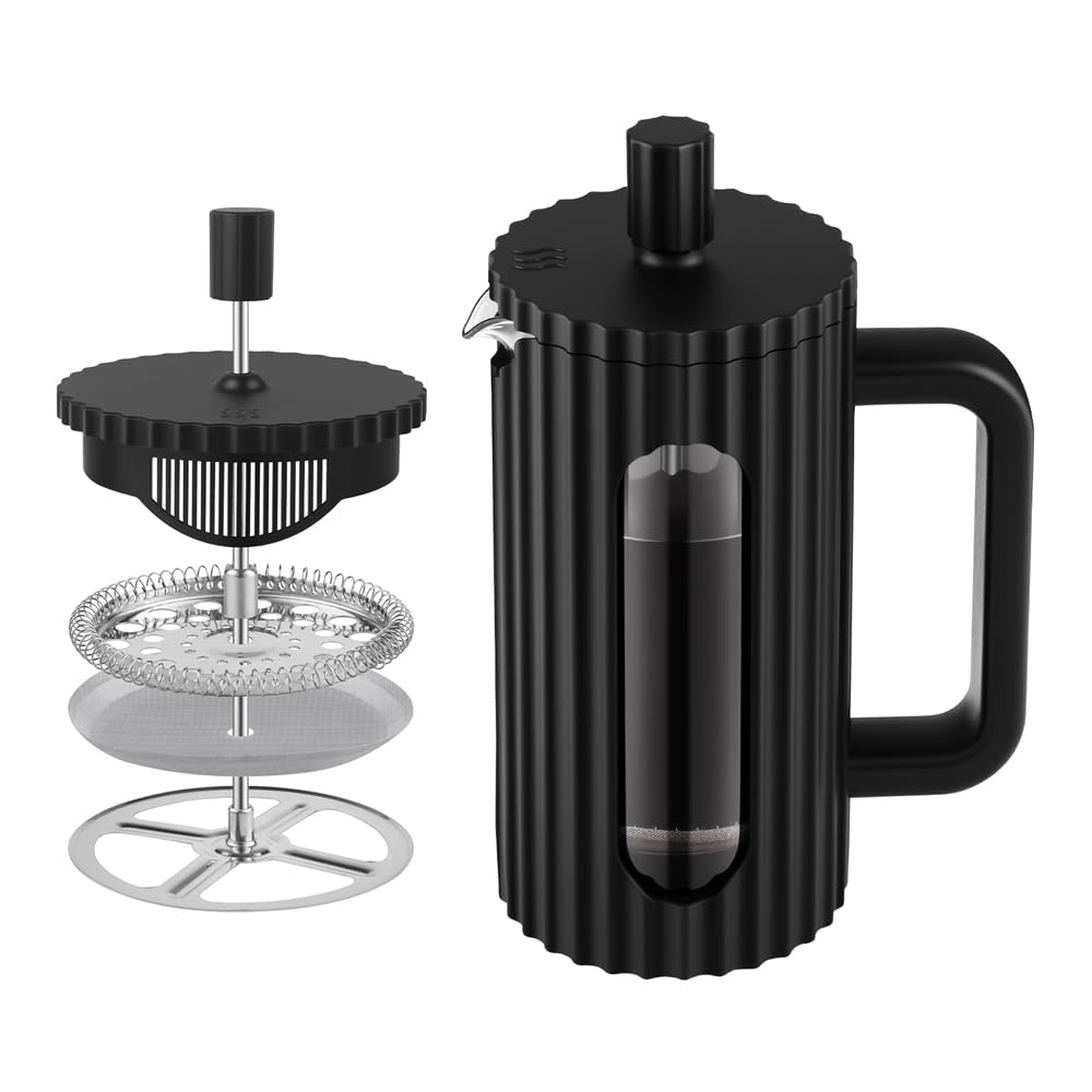 12 oz Heat Resistant Borosilicate Glass French Press B972