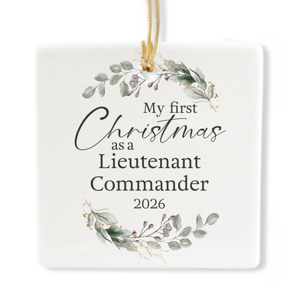 Ceramic 3-inch Square-Shaped Ornament U669