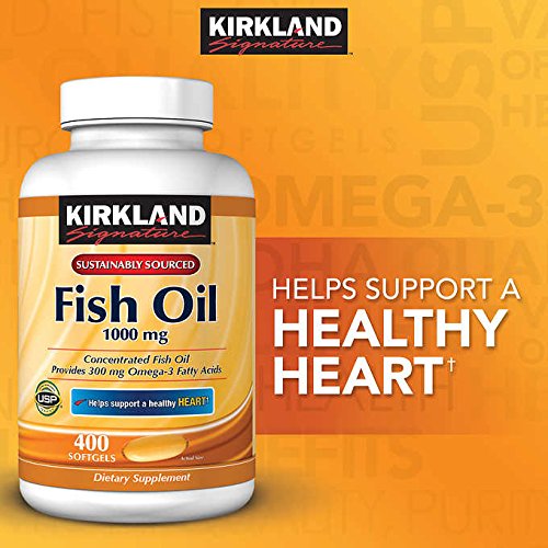 Natural Fish Oil 1000 mg 400 ct Pack of 2 Y20524