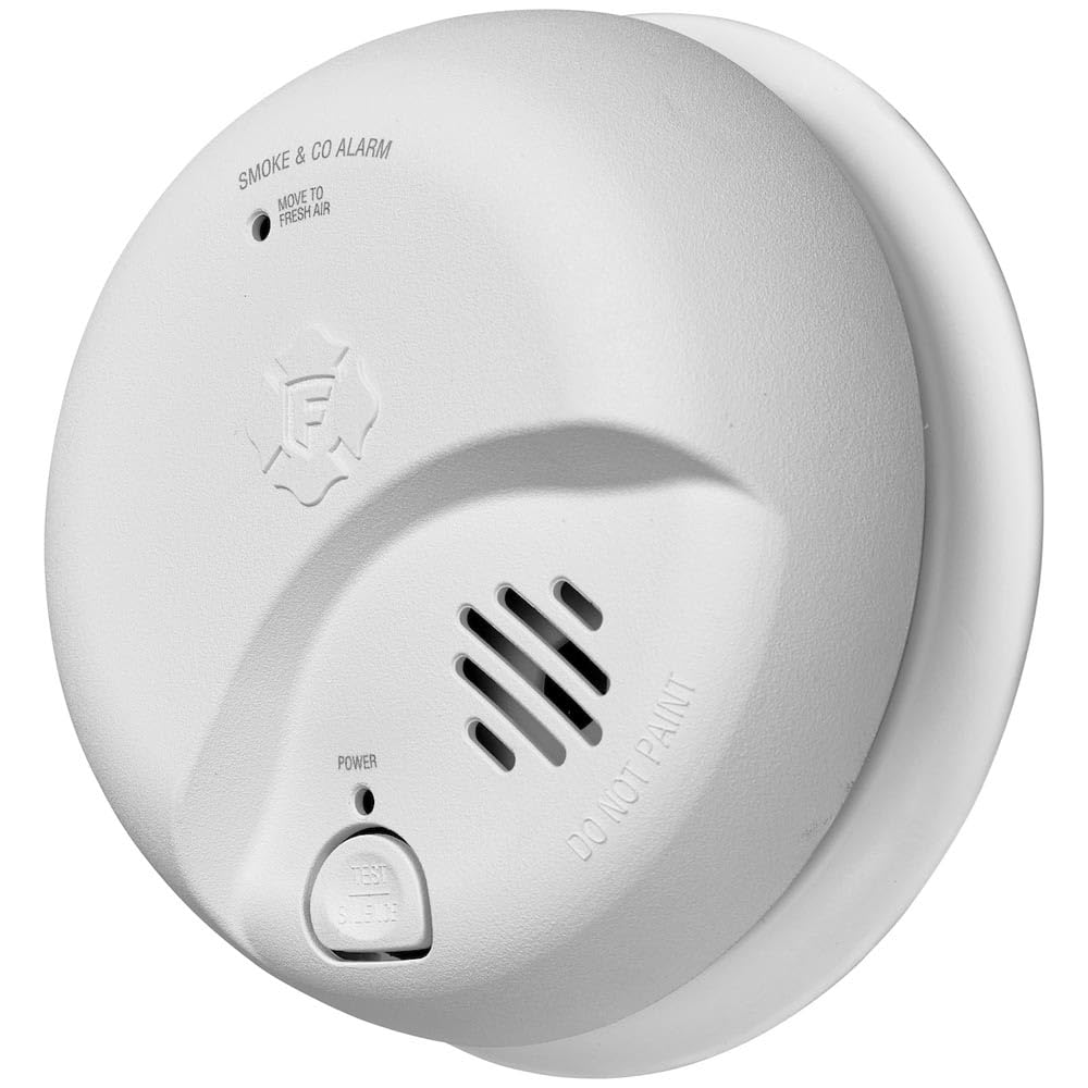 Hardwire Combination Smoke & Carbon Monoxide Alarm with Battery Backup, 5 Pack O221661