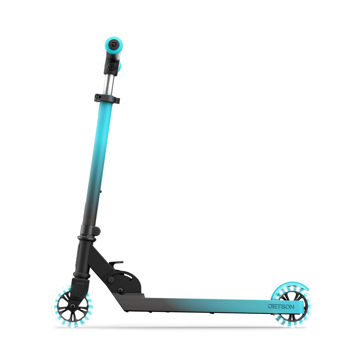 2-Wheel Light-Up Folding Kick Scooter with Adjustable Handlebar I75146