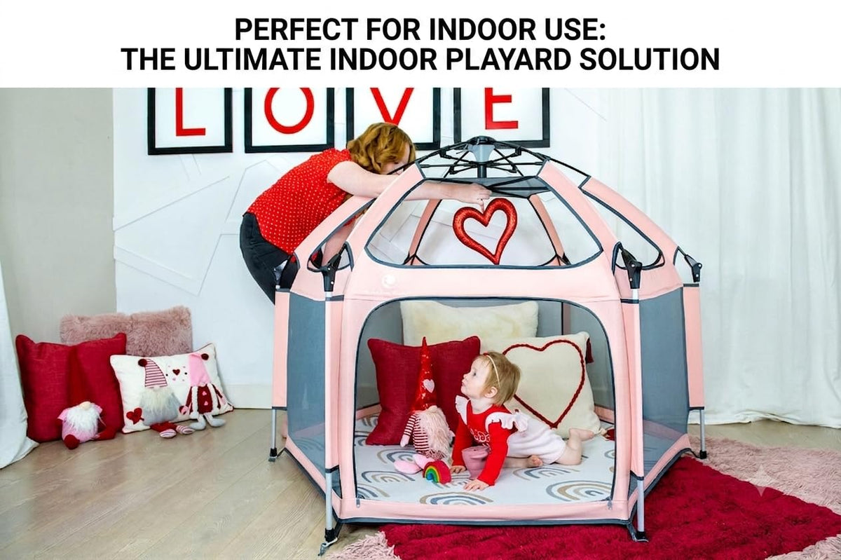 Portable Baby Playpen with Canopy B6250