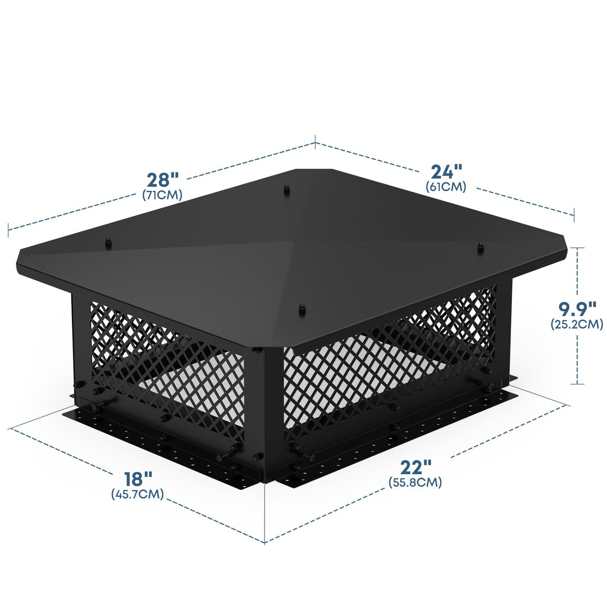 18" x 22" Adjustable Chimney Cap Q99196