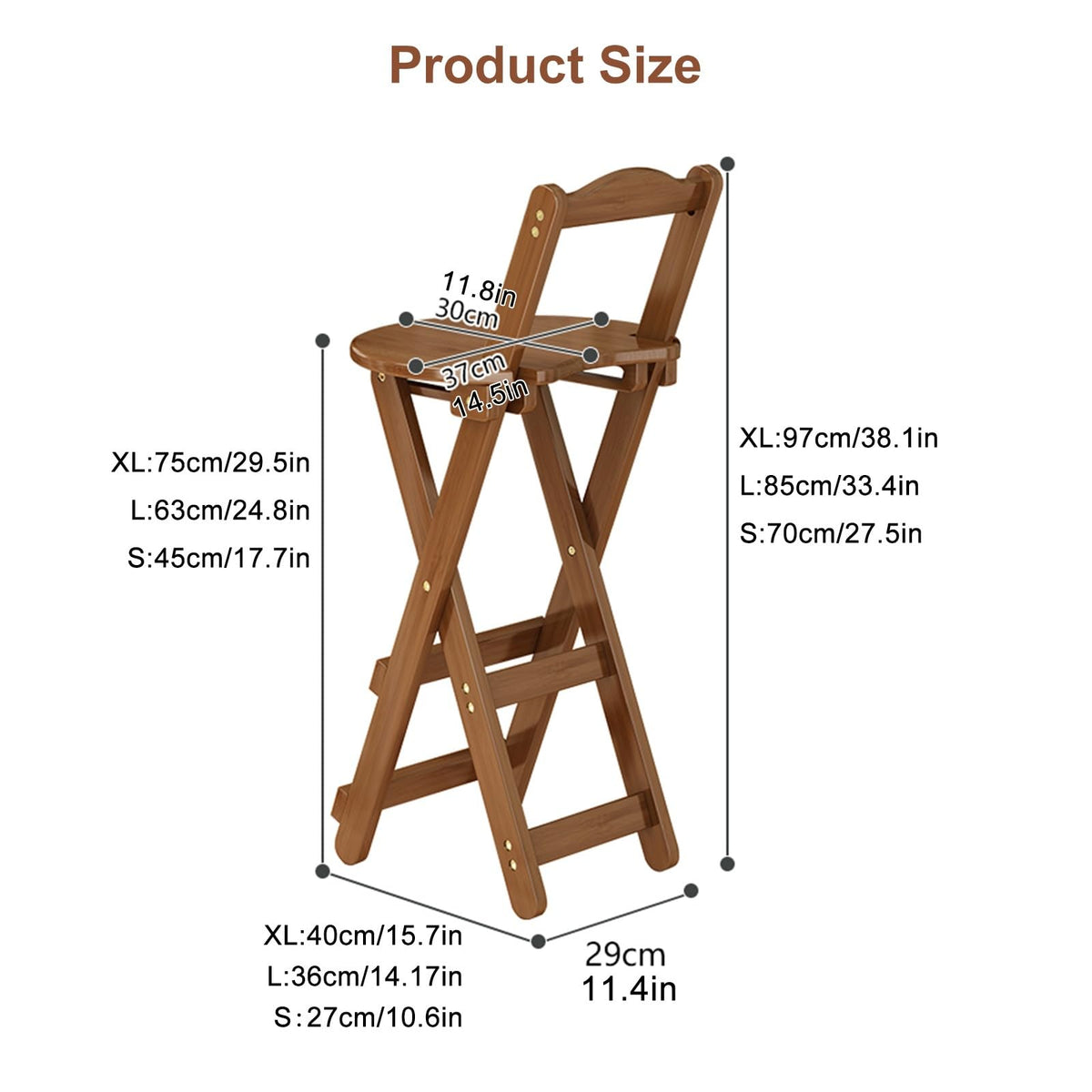Folding Chair with Back T936