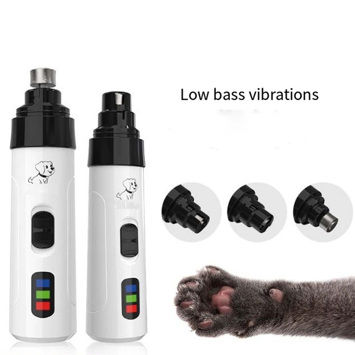 Silent Dog Nail Grinder with LED Light M33961