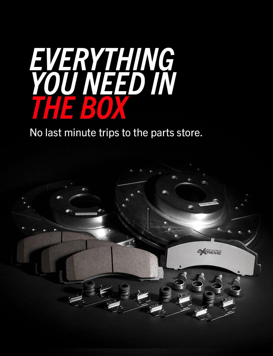 Front & Rear Brake Pad & Rotor Kit N3122