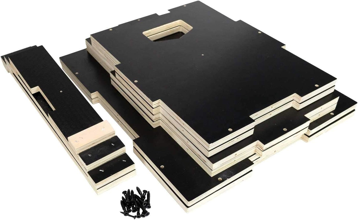 Wooden Plyo Box, 16/14/12 Anti-Slip A949