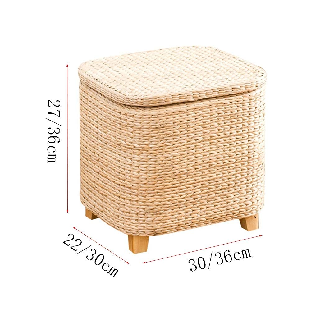 Square Woven Footstool X82116