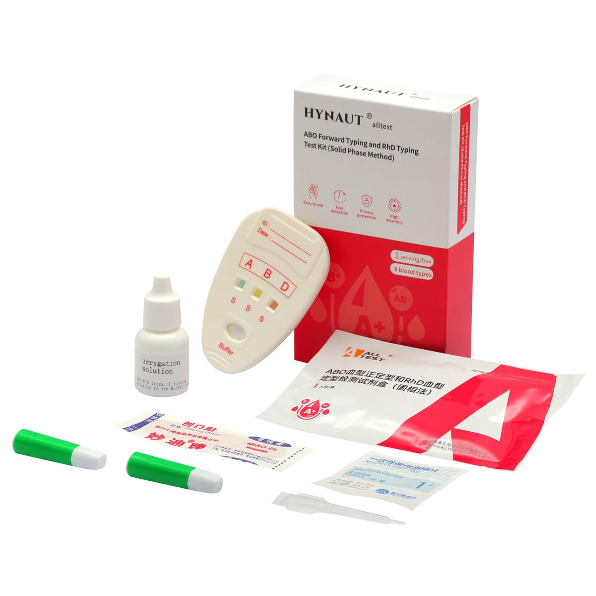 Blood Group Testing Kit Complete Set L95751