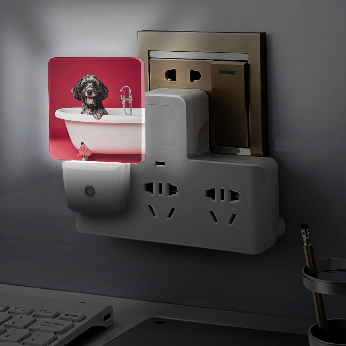 LED Night Lights Plug Into Wall with Dusk to Dawn Sensor H975