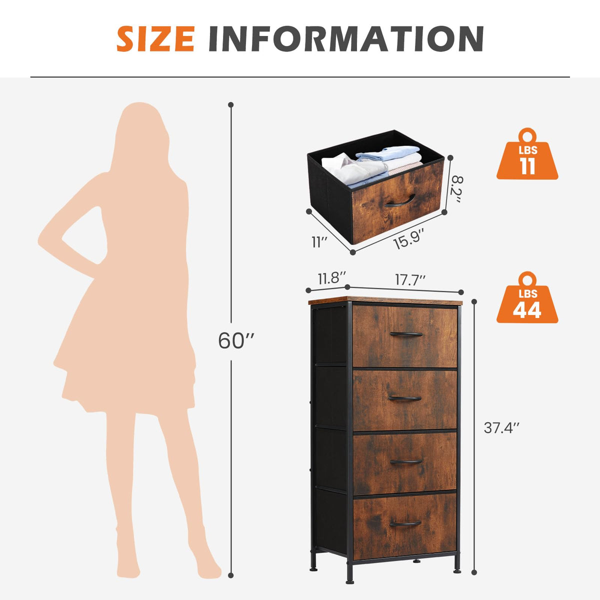 4 Drawer Dresser C766572