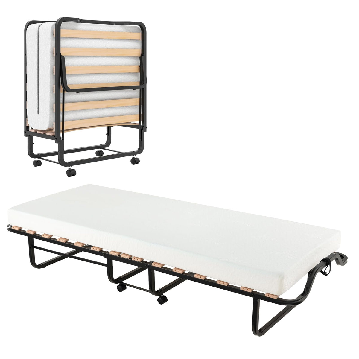 78.5” x 31” Folding Bed with 5” Memory Foam Mattress R67157
