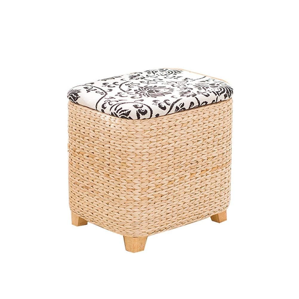 Square Woven Footstool X82116
