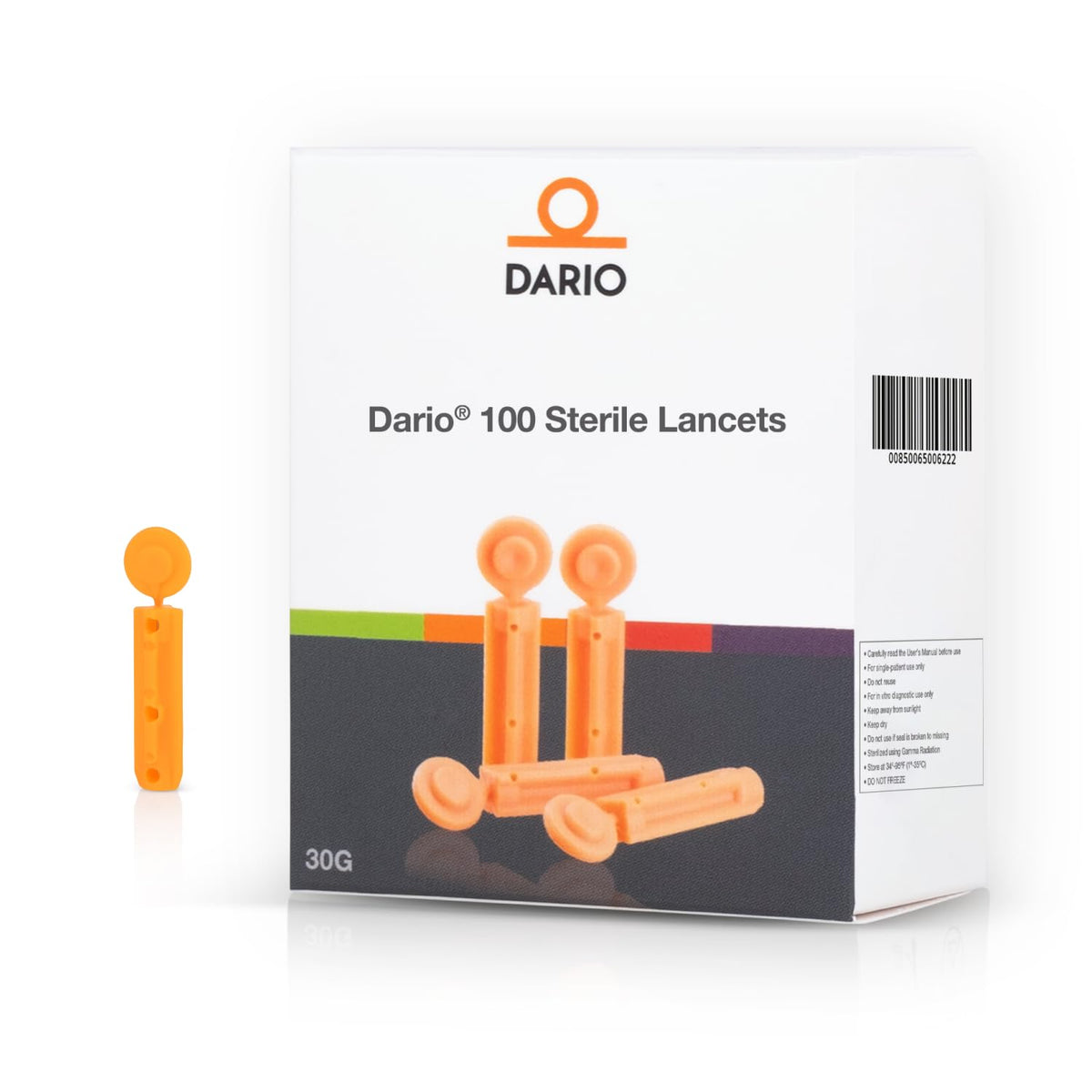 100 Test Strips and 100 Lancets Z4737