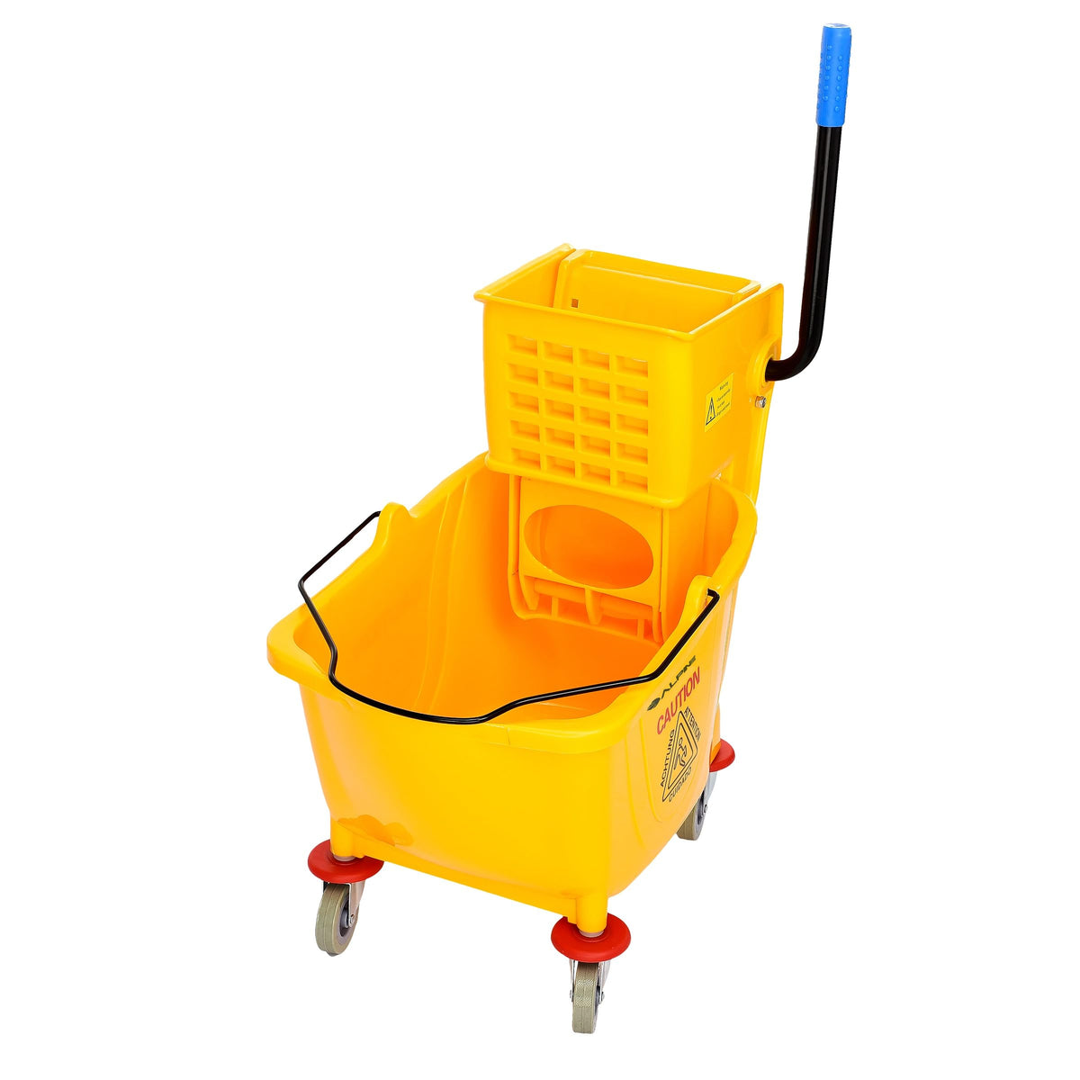 35 qt. Mop Bucket with Side Press Wringer Yellow S918