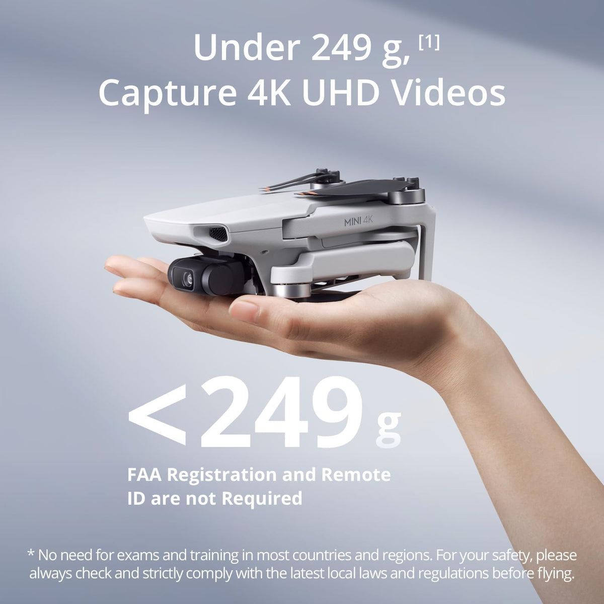 4K UHD Camera Drone with 3-Axis Gimbal Stabilization, Under 249 g J88408