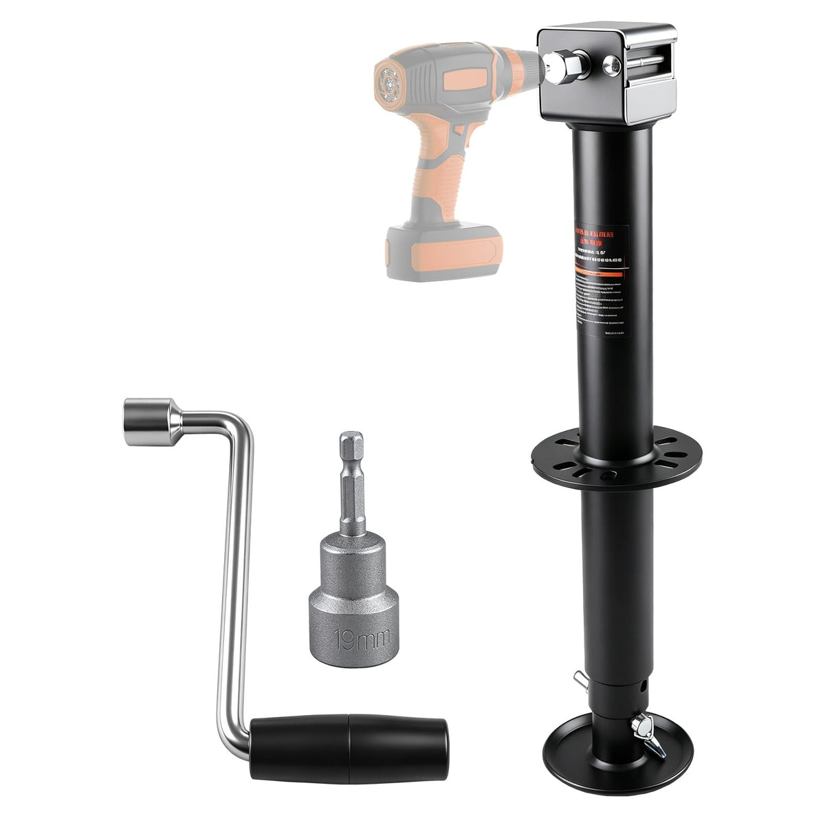 23" Lift Drop Leg Trailer Jack Y8410