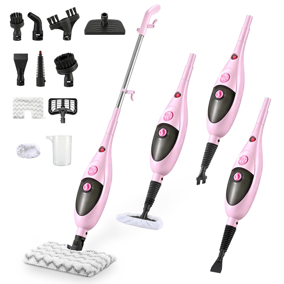 1200W Steam Mop Cleaner with Double-Sided Pads L680