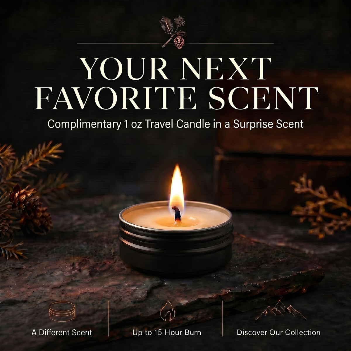 Scented Candle 16 oz Pack of 2 N64019