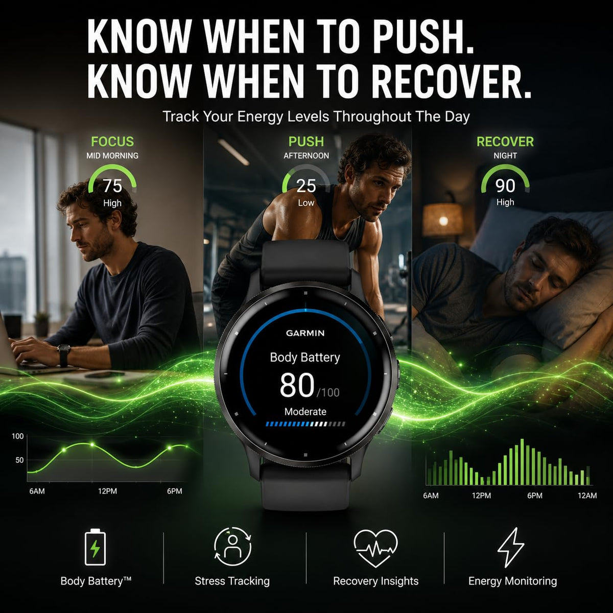 Black 45mm GPS Smartwatch T726114