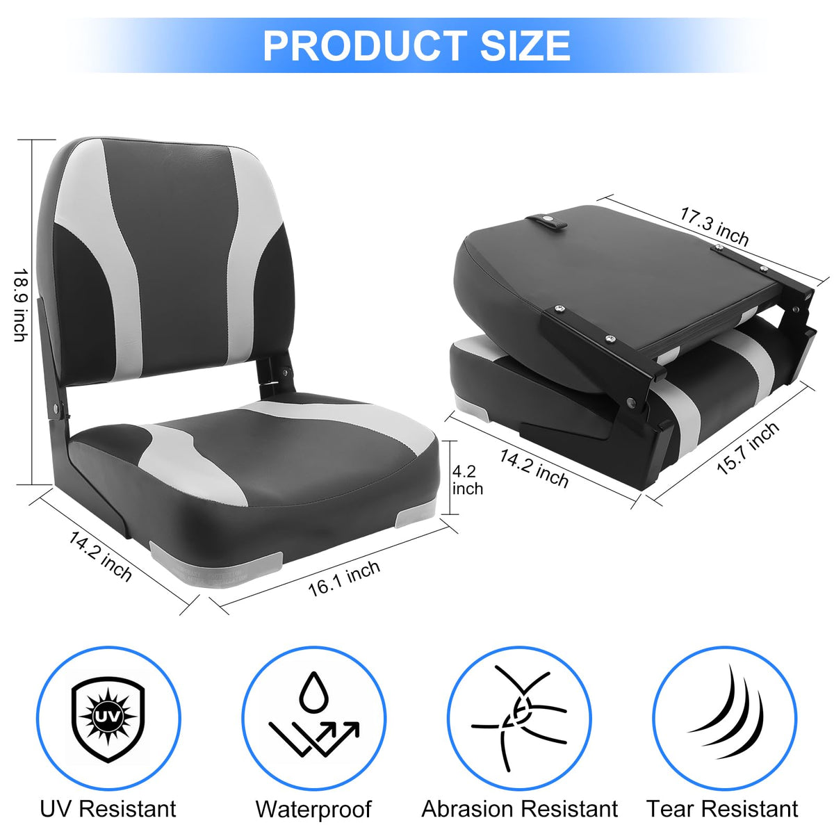 Folding Boat Seat 2 Pack Z65783