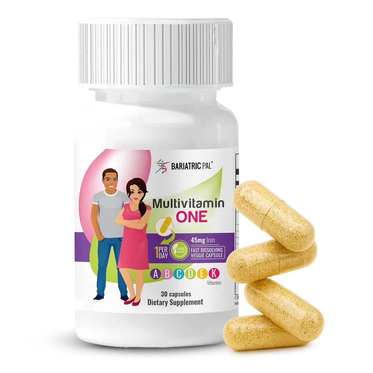 Bariatric Multivitamin 45mg Iron 30 Ct E695