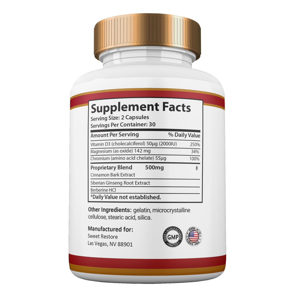 All Natural Maximum Strength Capsules 1 Month Supply S78231