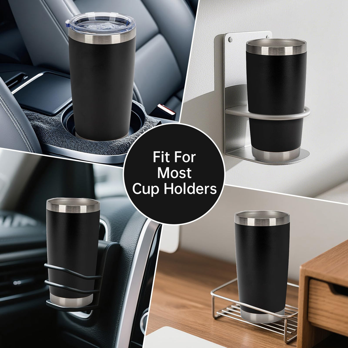 32 Pack 20oz Stainless Steel Insulated Tumblers with Lid & Straw N68898