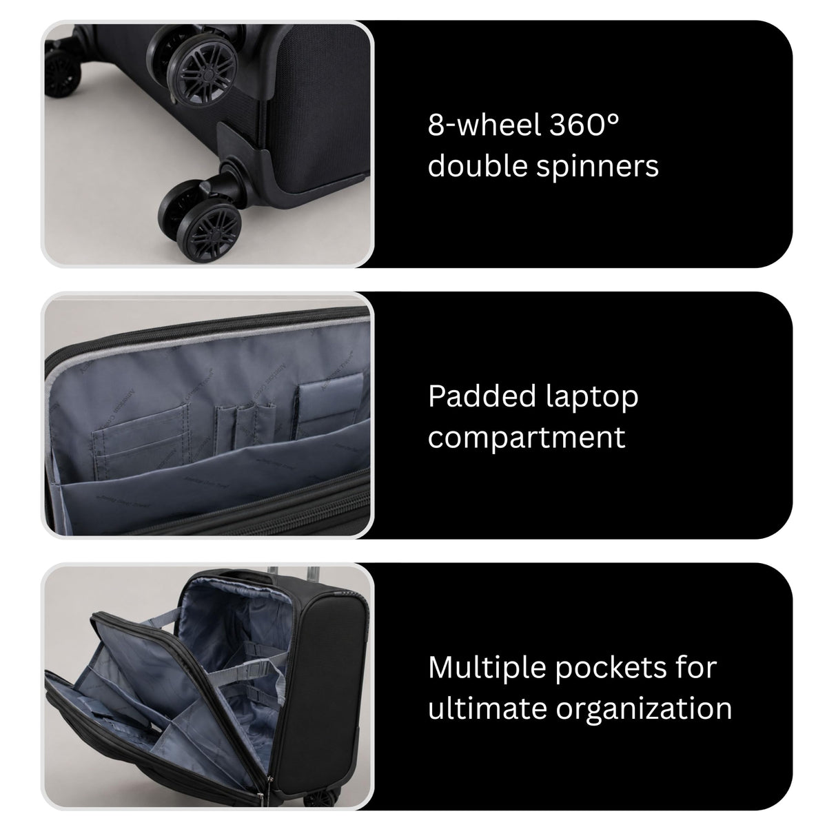 Carry-On Spinner Briefcase V2909