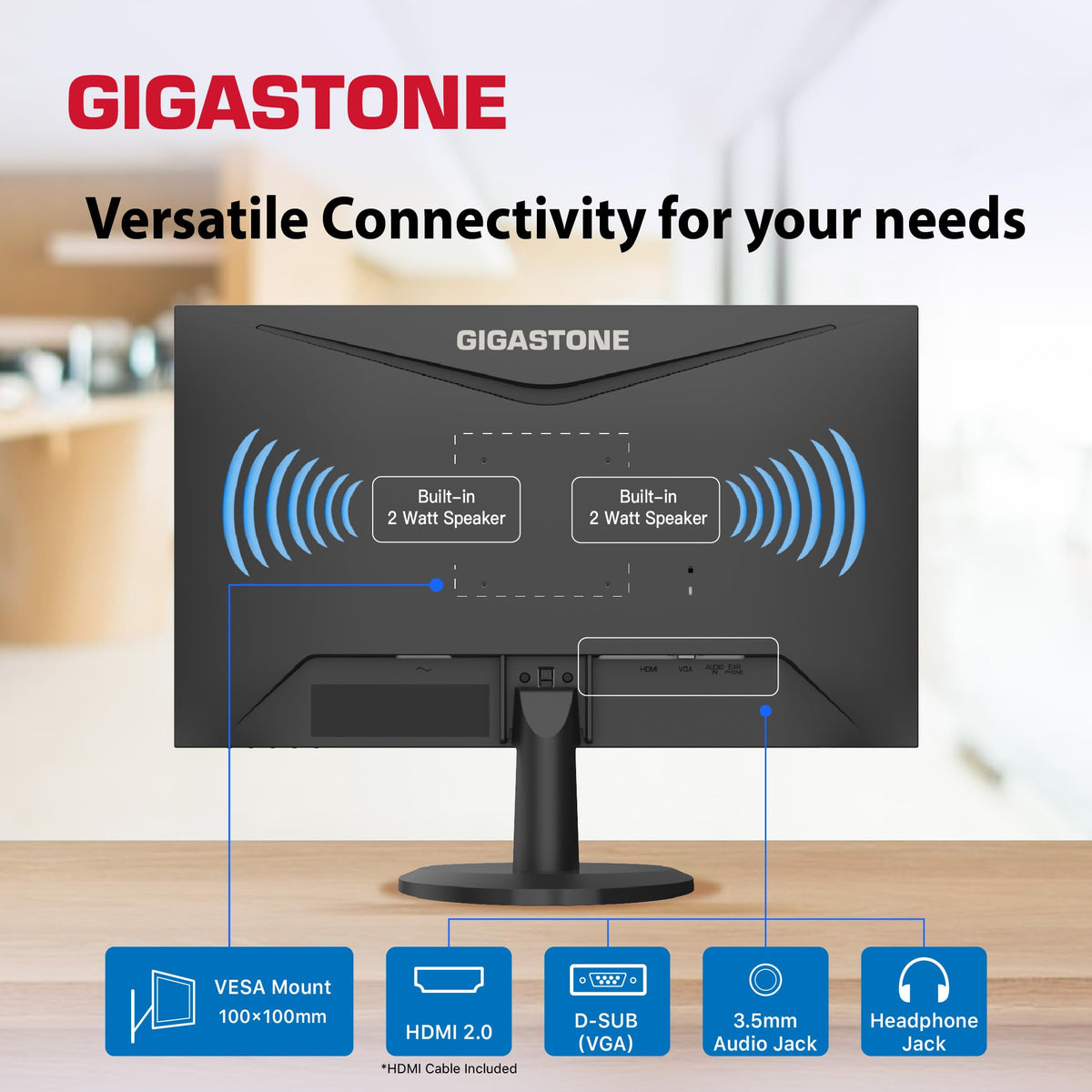 24 inch IPS LED Monitor 2-Pack 75Hz FHD Frameless U672