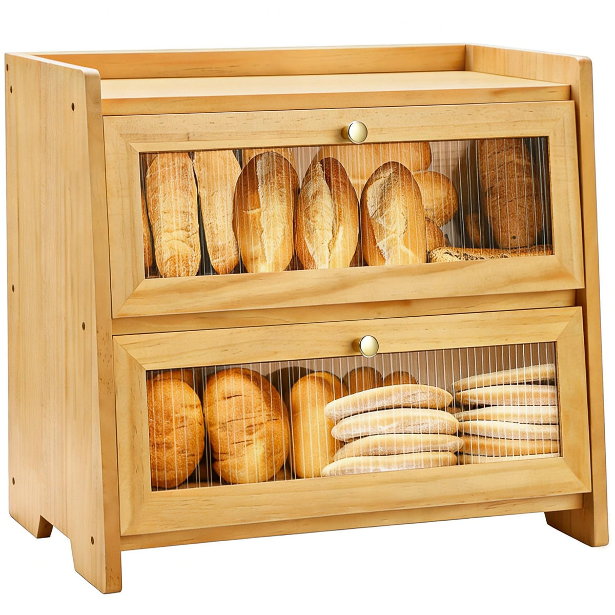Wooden Bread Box Z16284