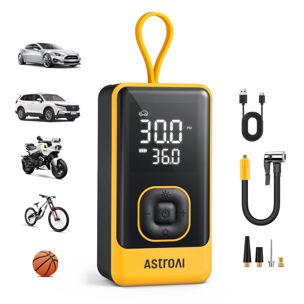 Portable Air Compressor 150PSI Car Bike Pump Q3752