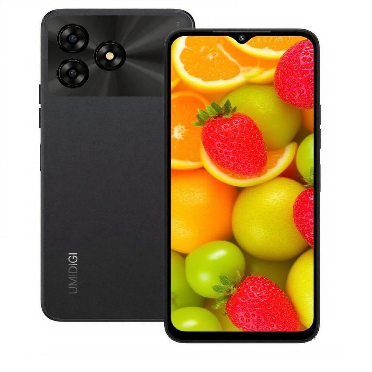 Unlocked Cell Phone Android Smartphone 6.52" Full Screen 5000mAh Black H30376