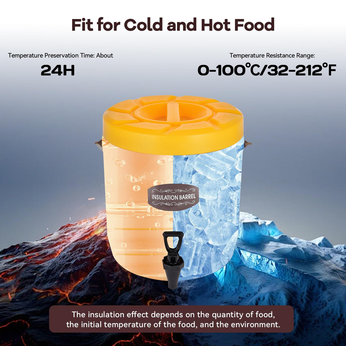 3 Gallon Insulated Stainless Steel Beverage Dispenser with Faucet Z92273