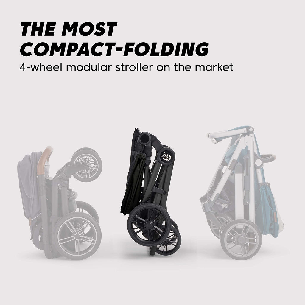 Convertible Stroller with Infant Car Seat Rich Black V827649