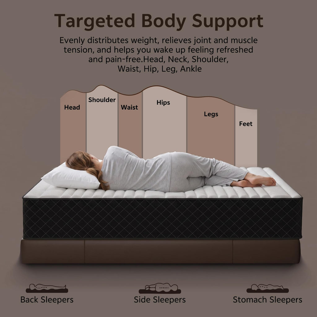 Full Size 12 Inch Hybrid Mattress L295