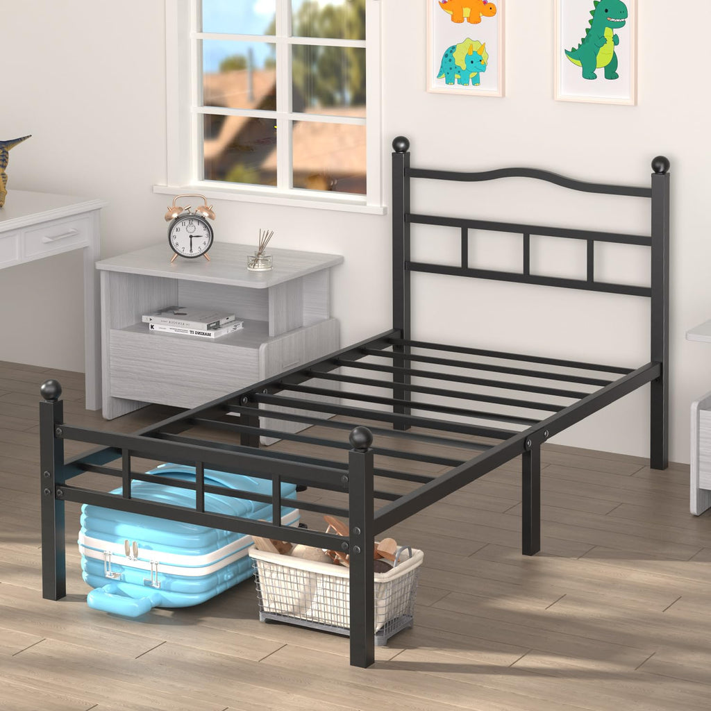 14 Inch Twin Bed Frame with Headboard and Footboard R3144