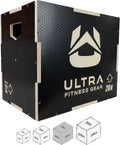 Wooden Plyo Box, 16/14/12 Anti-Slip A949