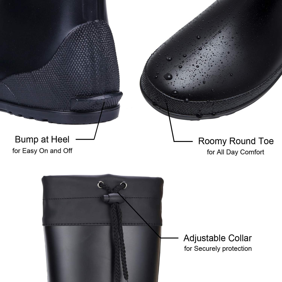Women's Mid Calf Rain Boots N50362