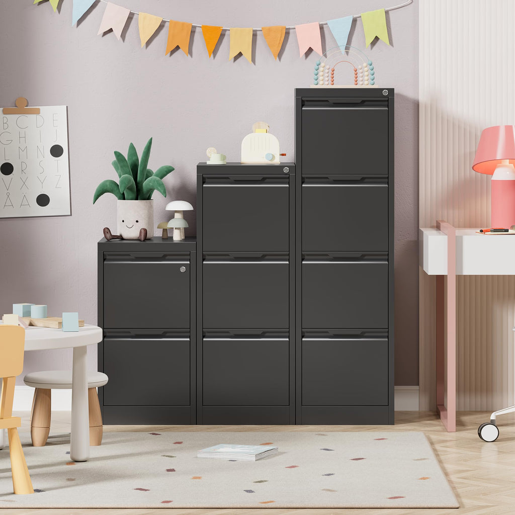 4 Drawer Metal File Cabinet with Lock E97118