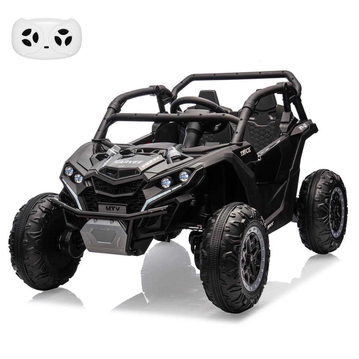 24V 2-Seater Kids Ride on Car with Remote Control 4WD Electric Truck F82346