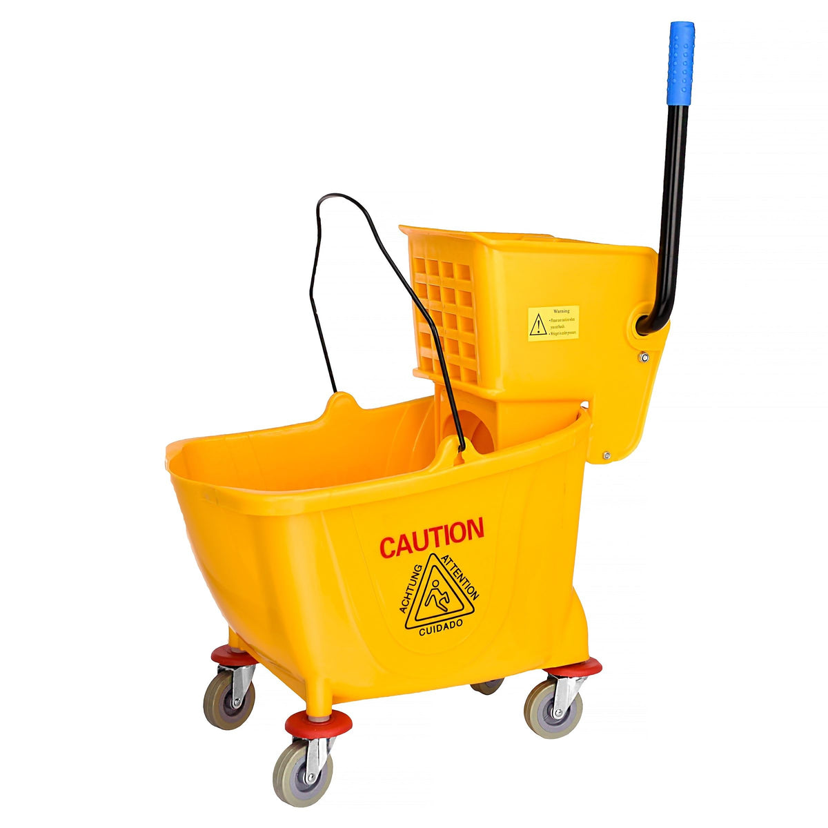 35 qt. Mop Bucket with Side Press Wringer Yellow S918