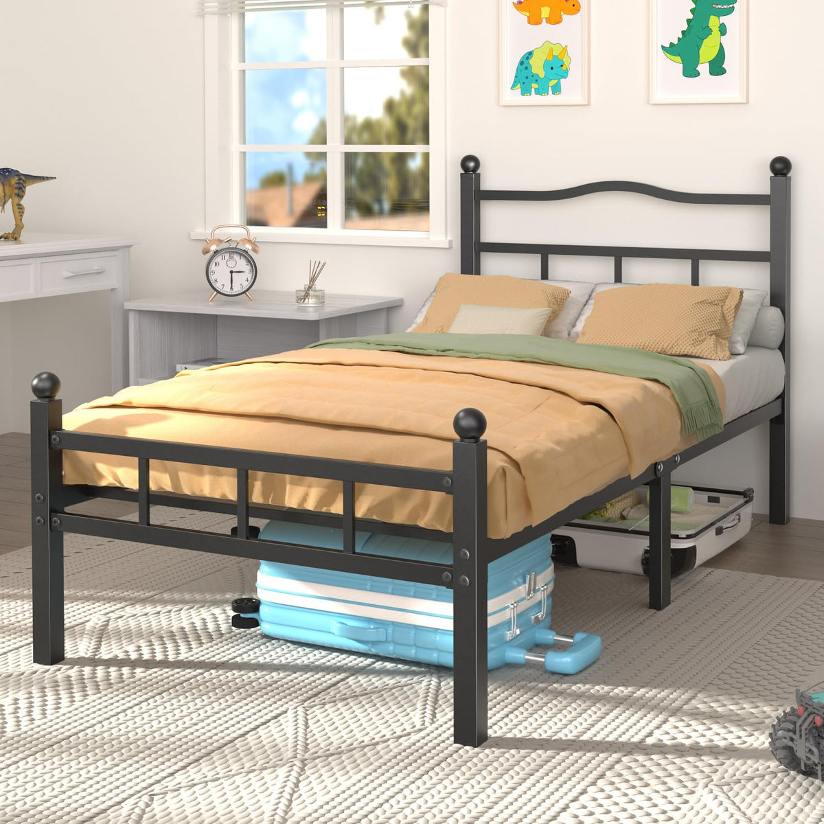 14 Inch Twin Bed Frame with Headboard and Footboard R3144