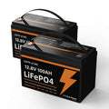 12V 100Ah LiFePO4 Lithium Battery 2 Pack N71940