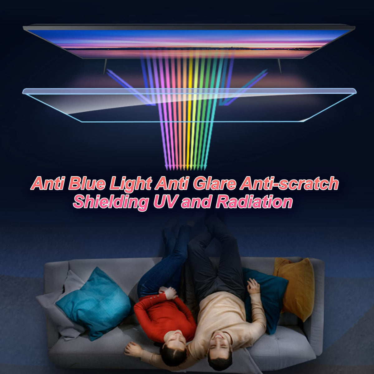 Anti-Glare Screen Protector for 40 Inch TV X603