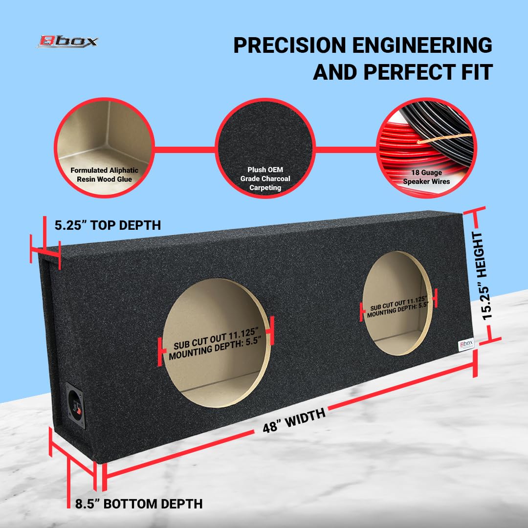 12 Inch Dual Sealed Subwoofer Enclosure D517